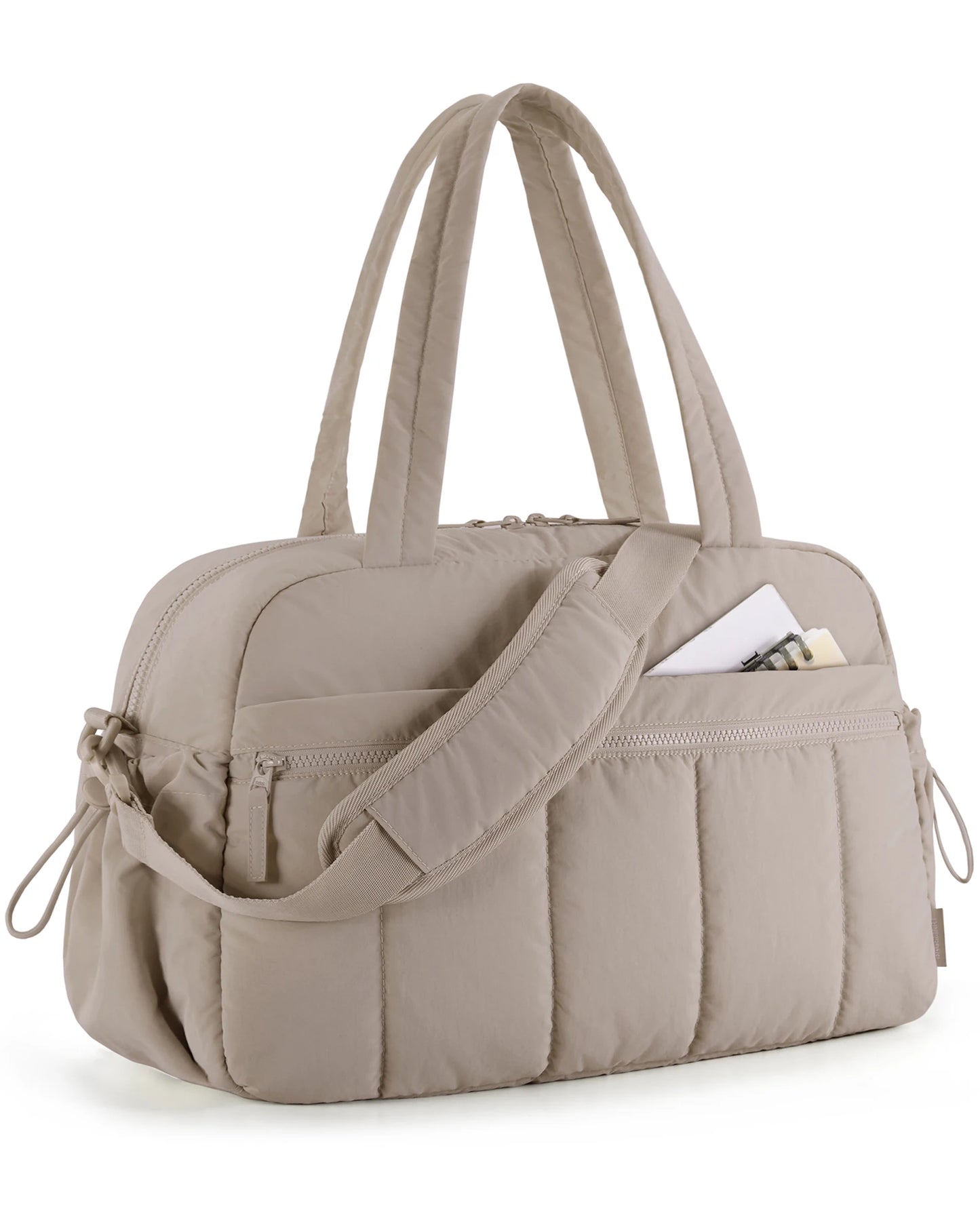 BAGSMART Women's Travel Duffel Bag Gym Bag with Wet Pocket Carry On Waterproof Weekender Boston Bag for Airport Cabin