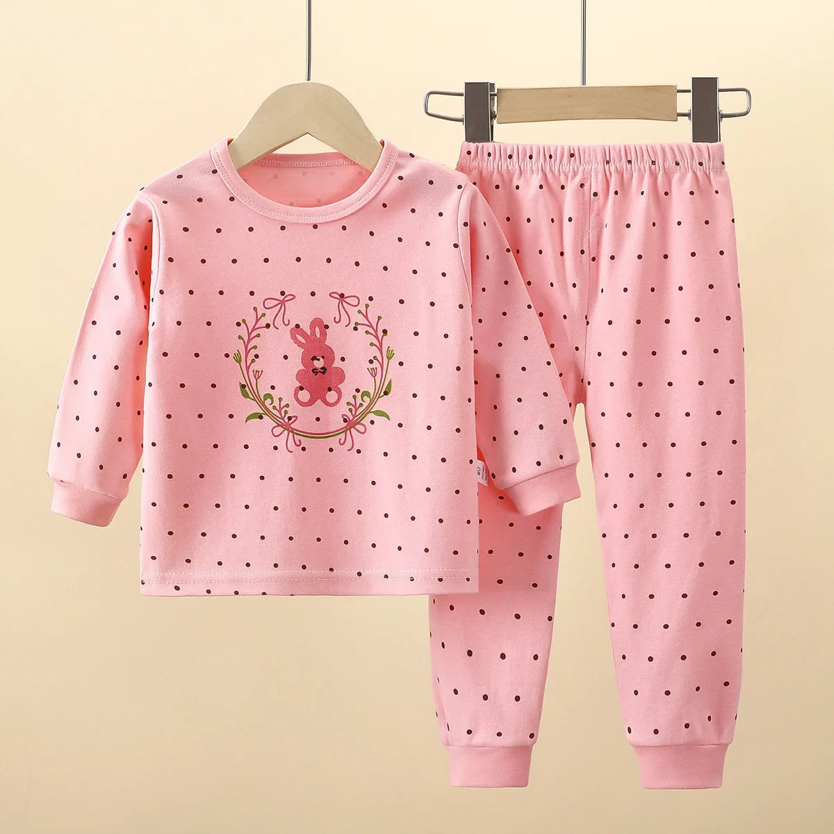 Kids Autumn Casual Pajamas Boys Girls Cute Cartoon Unicorn Long Sleeve T-Shirt + Pants Pyjamas Toddler Baby Warm Clothing Sets