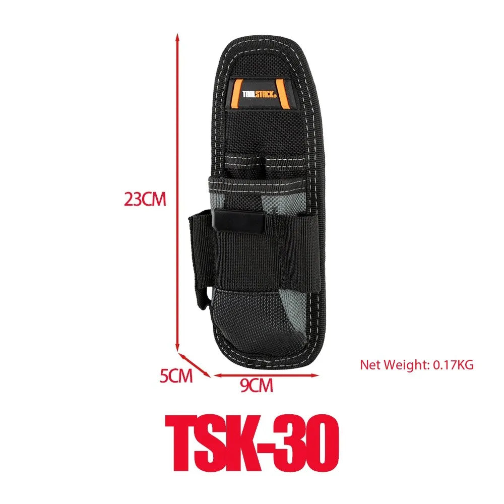 TOOLSTACK Multifunctional Nails Pouch High-Capacity Quick-hanging Waist Bag Nails & Screws Durable Waterproof Tool Storage Bag