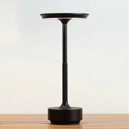 Aluminum Alloy Simple Decorative Lamp LED Night Light Infinitely Dimmable Atmosphere Retro Portable Rechargeable Touch Desk Lamp