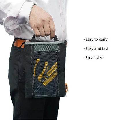 TOOLSTACK Multifunctional Nails Pouch High-Capacity Quick-hanging Waist Bag Nails & Screws Durable Waterproof Tool Storage Bag
