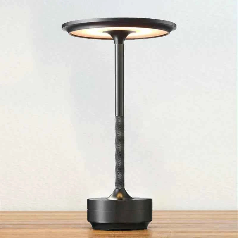 Aluminum Alloy Simple Decorative Lamp LED Night Light Infinitely Dimmable Atmosphere Retro Portable Rechargeable Touch Desk Lamp