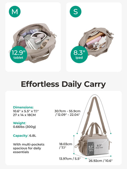 BAGSMART Women's Shoulder Bag Large Capacity Crossbody Bag Casual Student Commuting Daily Pouch Leisure Versatile Handbag