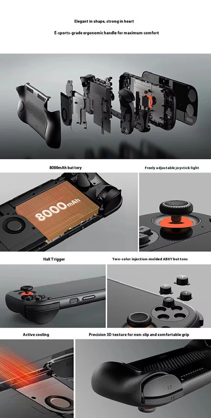 Pre-sale AYN Odin 3 Game Console 6'' 1080P 120Hz AMOLED Screen Handheld With 8000mAh Hall-Effect Joystick / Trigger Console