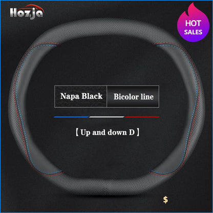 Leather Car Steering Wheel Cover for ALL New Dacia Duster Spring 2024 2025 2026 Accessories