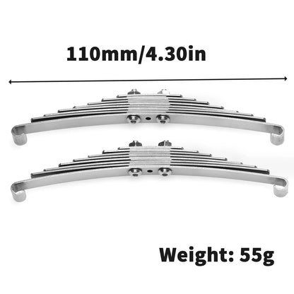 Steel Shock Absorber Suspension Leaf Spring Lifting Lug Set for 1/14 Tamiya RC Tractor Trailer Truck Model Car Upgrade Parts
