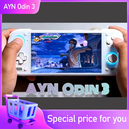 Pre-sale AYN Odin 3 Game Console 6'' 1080P 120Hz AMOLED Screen Handheld With 8000mAh Hall-Effect Joystick / Trigger Console