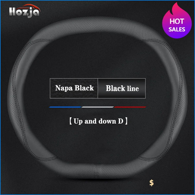 Leather Car Steering Wheel Cover for ALL New Dacia Duster Spring 2024 2025 2026 Accessories