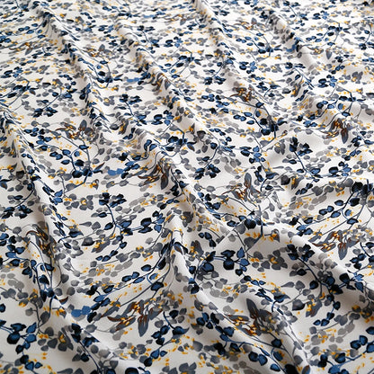Soft Viscose Rayon Cotton Fabric Pattern Floral Printed Fabric For Sewing Spring Summer Dress Cloth Design Material By the Meter
