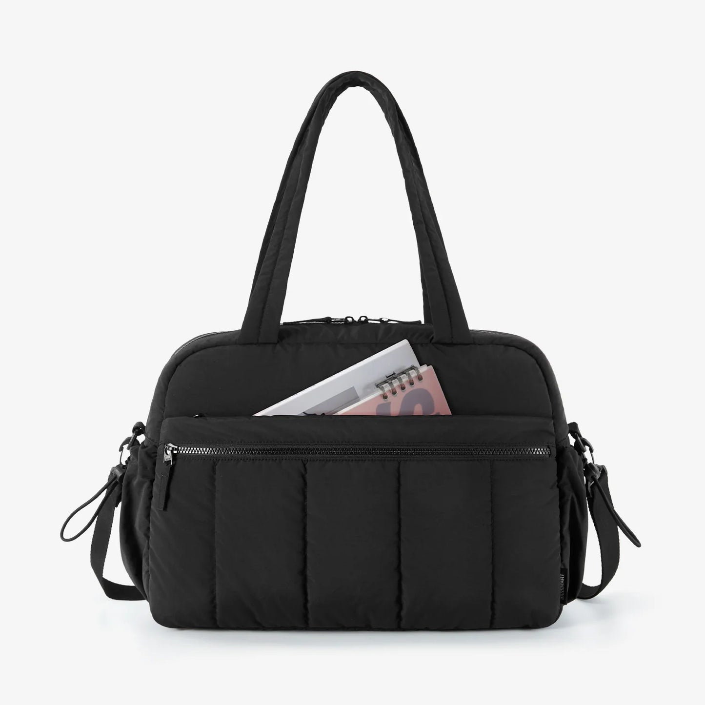 BAGSMART Women's Travel Duffel Bag Gym Bag with Wet Pocket Carry On Waterproof Weekender Boston Bag for Airport Cabin