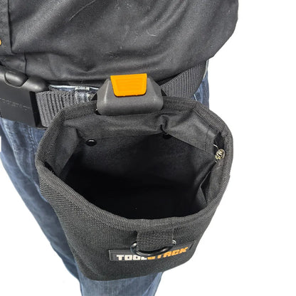 TOOLSTACK Multifunctional Nails Pouch High-Capacity Quick-hanging Waist Bag Nails & Screws Durable Waterproof Tool Storage Bag